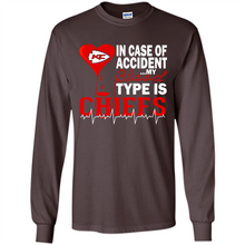 Load image into Gallery viewer, Nfl My Blood Type Is Kansas City Chiefs Gift For Fans # Zawin
