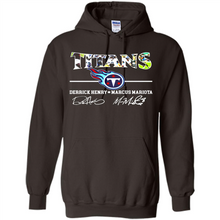 Load image into Gallery viewer, Tennessee Titans Derrick Henry Marcus Mariota Signatures Football