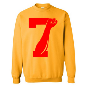 7 Fist Up Colin Kaepernick white