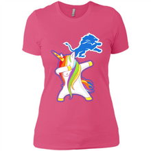 Load image into Gallery viewer, Detroit Lions Footballl Dabbing Unicorn# Zawin