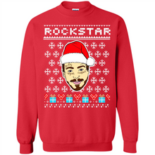 Load image into Gallery viewer, Post Malone rockstar Christmas sweater