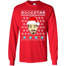 Load image into Gallery viewer, Post Malone rockstar Christmas sweater