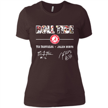 Load image into Gallery viewer, Roll Tide Alabama Crimson Tua Tagovailoa Jalen Hurts Signatures Shirt Roll Tide Alabama Crimson Tua Tagovailoa Jalen Hurts Signatures