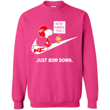 Load image into Gallery viewer, Nike Kansas City Chiefs Are Number One Just Bow Down Snoopy # Zawin