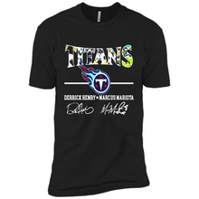Load image into Gallery viewer, Tennessee Titans Derrick Henry Marcus Mariota Signatures Football