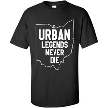 Load image into Gallery viewer, Urban Meyer Legends Never Die Football Fans Ohio Map