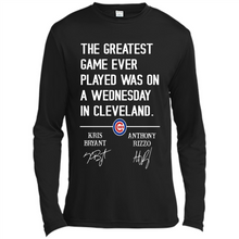 Load image into Gallery viewer, The greatest game ever played was on a wednesday in cleveland