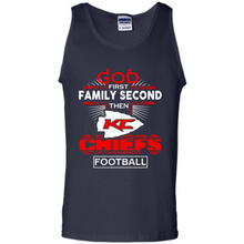 Load image into Gallery viewer, God First Family Second Then Kansas City Chiefs Football