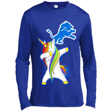Load image into Gallery viewer, Detroit Lions Footballl Dabbing Unicorn# Zawin
