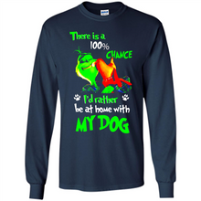 Load image into Gallery viewer, Grinch There Is A 100% Chance I's Rather Be At Home With My Dog