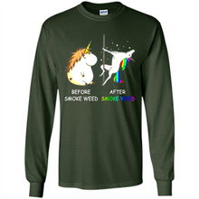 Load image into Gallery viewer, Before Smoke Weed After Smoke Weed Unicorn