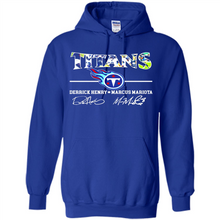 Load image into Gallery viewer, Tennessee Titans Derrick Henry Marcus Mariota Signatures Football