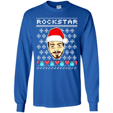 Load image into Gallery viewer, Post Malone rockstar Christmas sweater