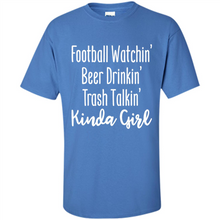 Load image into Gallery viewer, Football Watching Beer Drinking Trash Talking Girl# Zawin