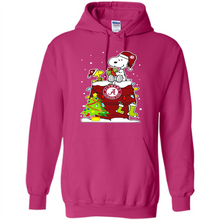 Load image into Gallery viewer, Alabama Crimson Tide Ugly Christmas Sweaters Snoopy Woodstock sweater