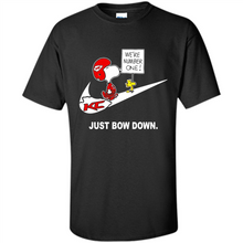 Load image into Gallery viewer, Nike Kansas City Chiefs Are Number One Just Bow Down Snoopy # Zawin