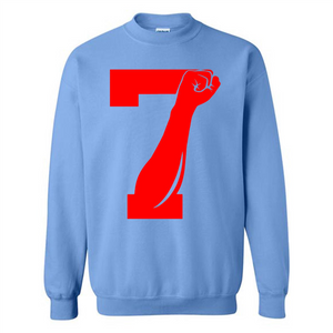 7 Fist Up Colin Kaepernick white