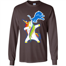 Load image into Gallery viewer, Detroit Lions Footballl Dabbing Unicorn# Zawin