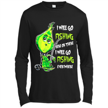Load image into Gallery viewer, Grinch I Will Go Fishing Here Or There I Will Go Fishing Everywhere