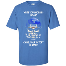 Load image into Gallery viewer, Dallas Cowboys Write Your Worries In Sand Chisel Your Victory In Stone