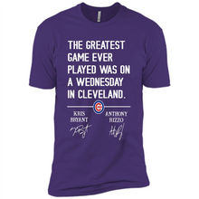 Load image into Gallery viewer, The greatest game ever played was on a wednesday in cleveland