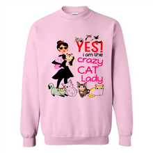 Load image into Gallery viewer, Yes I Am The Crazy Cat Lady Cat Lover