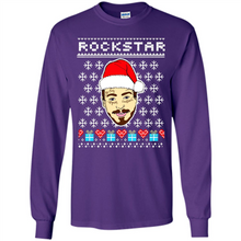 Load image into Gallery viewer, Post Malone rockstar Christmas sweater