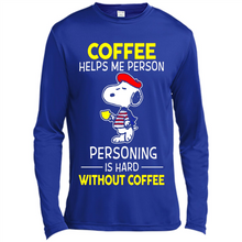 Load image into Gallery viewer, Snoopy Coffee Helps Me Person Personing Is Hard Without Coffee