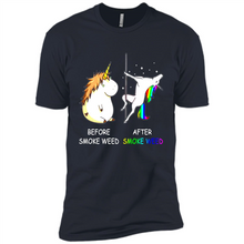 Load image into Gallery viewer, Before Smoke Weed After Smoke Weed Unicorn