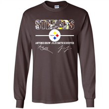 Load image into Gallery viewer, Pittsburgh Steelers Antonio Brown Juju Smith Signatures Football Fans