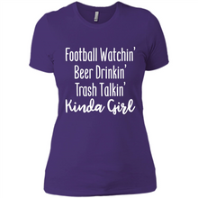 Load image into Gallery viewer, Football Watching Beer Drinking Trash Talking Girl# Zawin