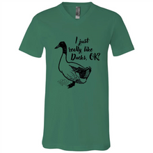 Load image into Gallery viewer, I Just Really Like Ducks, OK Shirt