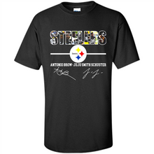 Load image into Gallery viewer, Pittsburgh Steelers Antonio Brown Juju Smith Signatures Football Fans
