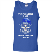 Load image into Gallery viewer, Dallas Cowboys Write Your Worries In Sand Chisel Your Victory In Stone