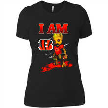 Load image into Gallery viewer, I Am Cincinnati Bengals Groot Football Lovers Nfl# Zawin