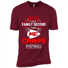 Load image into Gallery viewer, God First Family Second Then Kansas City Chiefs Football