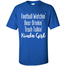 Load image into Gallery viewer, Football Watching Beer Drinking Trash Talking Girl# Zawin