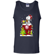 Load image into Gallery viewer, Alabama Crimson Tide Ugly Christmas Sweaters Snoopy Woodstock sweater