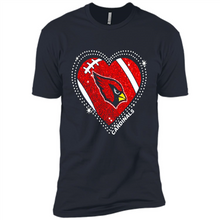Load image into Gallery viewer, Arizona Cardinals Football Diamond Heart# pukas-store