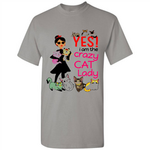 Load image into Gallery viewer, Yes I Am The Crazy Cat Lady Cat Lover