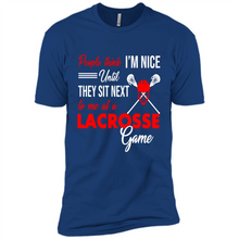 Load image into Gallery viewer, People Think I'm Nice Until They Sit Next To Me At A Lacrosse Game # Zawin