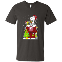 Load image into Gallery viewer, Alabama Crimson Tide Ugly Christmas Sweaters Snoopy Woodstock sweater