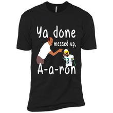 Load image into Gallery viewer, Ya Done Mesed Up Aaron Rodgers Green Bay Packers # Zawin