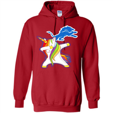 Load image into Gallery viewer, Detroit Lions Footballl Dabbing Unicorn# Zawin