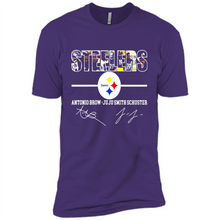 Load image into Gallery viewer, Pittsburgh Steelers Antonio Brown Juju Smith Signatures Football Fans