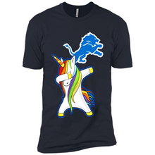 Load image into Gallery viewer, Detroit Lions Footballl Dabbing Unicorn# Zawin