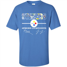Load image into Gallery viewer, Pittsburgh Steelers Antonio Brown Juju Smith Signatures Football Fans