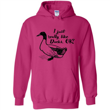 Load image into Gallery viewer, I Just Really Like Ducks, OK Shirt