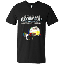 Load image into Gallery viewer, Welcome to camp Quitcherbitchin a certified happy camper area Snoopy # Zawin