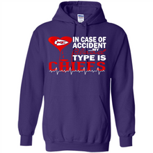 Load image into Gallery viewer, Nfl My Blood Type Is Kansas City Chiefs Gift For Fans # Zawin